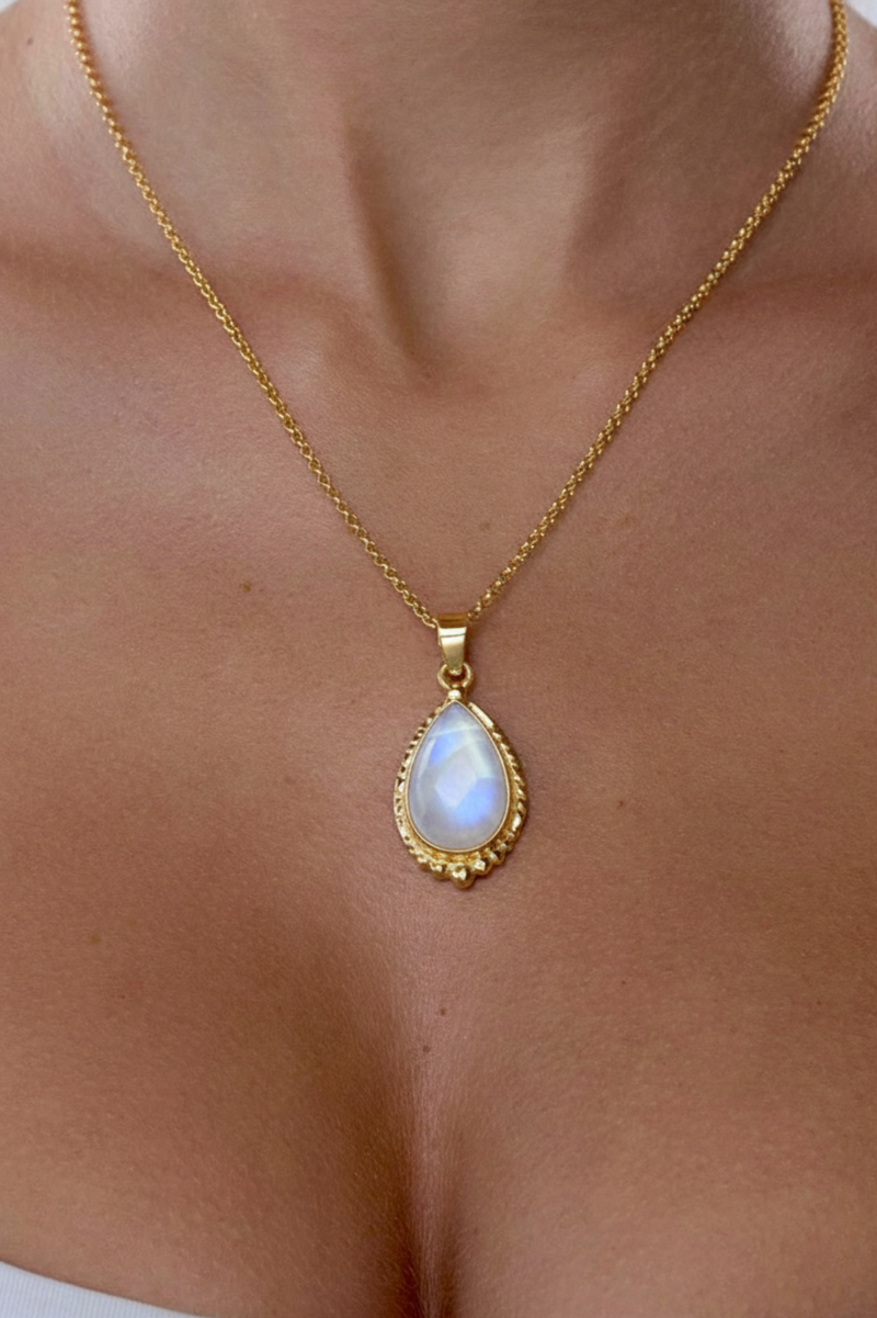 AQUA' |  MOONSTONE - GOLD