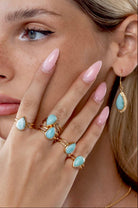 spirit drop - larimar ring